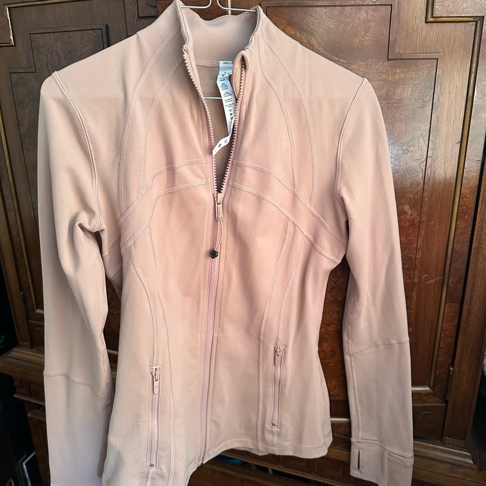 Lululemon Athletica Tan Utility Jacket with High Collar